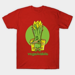 Vegetable Playing Guitar T-Shirt